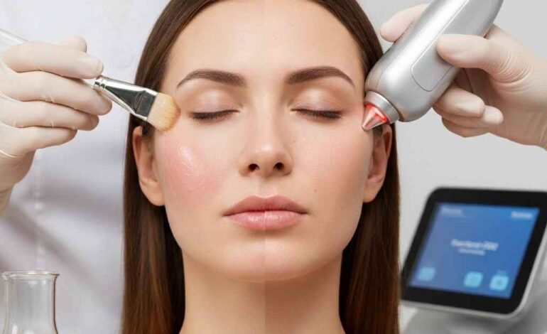 chemical-peel-vs-laser treatment-beautyhealthyideas